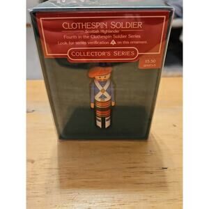 Hallmark Christmas Ornament 1985 Clothespin Soldier